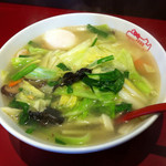 中華菜館 紅宝石 - 五目汁そば ¥600+税