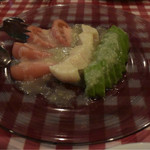 トラットリア チンチン - 2015.12 帆立とアボガドのサラダ