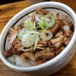 中華そば つけ麺 甲斐 - 初めてのチャーシュー丼が、なんとも秀逸で・・・