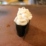 鮨 十兵衛 - 炙り白子軍艦