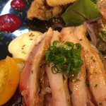 想作酒場　Coeur - 2015.12.27　ステーキライス980円(税別)プラス500円(税別)でミニコース付きに↓
      ⚫︎スープ
      ⚫︎前菜盛り合わせ
      ⚫︎食後のドリンク
      ⚫︎デザート