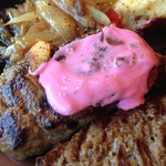 ハンバーグファクトリー - ソースは6種類から(シェフおすすめビーツのソース)