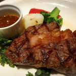 RBステーキハウス - USブラックアイガン リブアイステーキ 200g 3300円！