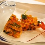 富壽司 - 桜海老のかき揚げ