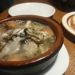 牡蠣のアヒージョ