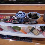 すし田村 - にぎり1030円・他にあら汁、コーヒー付！