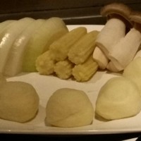 鉄板焼　利花苑 - 野菜とポテト