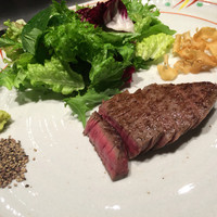 銀座のステーキ 銀座中央店 - A５ランク黒毛和牛モモ肉のステーキ