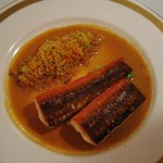 オー・シザーブル - ハッカクのムニエル・クスクス添え