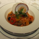 シャトン - シーフードと夏野菜の冷製生パスタ