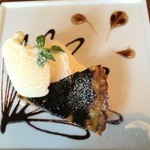 キャラメルバナナのあったかタルト