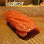 鮨 さいとう - 鮪のトロ握り　-離れ-