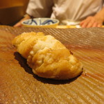 鮨 さいとう - 穴子握り、塩　-離れ-