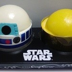 銀座コージーコーナー - R2-D2とC-3POのケーキセット
