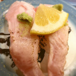 廻る 築地 あいよ寿司 - 鮪の炙り