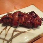 お季味 - 大山鶏の白レバータレ焼き（￥180）