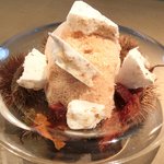 クラフタル - ランチコース 5400円 の栗のムース 栗のメレンゲ 和栗のグラッセ の栗のモンブラン