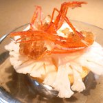 クラフタル - ランチコース 5400円 のカリフラワーと甘海老のパン
