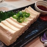 和鶏屋 堺東店 - H.27.12.30.夜 塩締めとーふの冷奴 350円税別