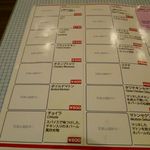 ラトバレ - メニュー・２