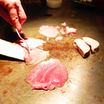 シャカ - 薄切りステーキとフォアグラ