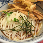 能古うどん - ぶっかけごぼう天うどん(冷)