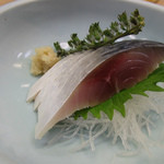 季節料理 魚竹 - 〆サバ(値段不明）