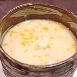 霞町かしわ割烹 しろう - 白子の茶碗蒸し