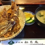 Sobatokoro Shougetsuan - 海老あなご丼　1,050円