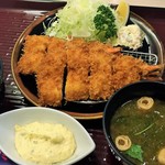 シュリンプ・キッチン サザナミ - 開き海老フライ定食（2203円）