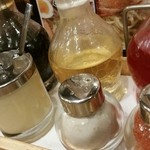 赤シャモジ - おろしにんにくはいいですね(*^￢^*)