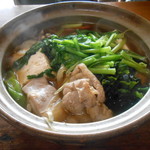 江戸家 - せり鍋　単品800円、定食900円 