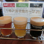 TOKYO隅田川ブルーイング - クラフトビール3種飲み比べセット850円
