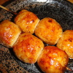 平成大衆酒場　やきとん　じゃんじゃん - 2015忘年会、つくねは久々に食べたかな。