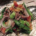 バール デ ぺぺ　 - ホタルイカと春野菜のサラダ