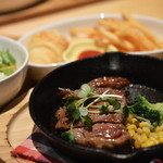 モカカフェ - ステーキランチ(^^♪