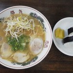 中華そば 陽気 - 中華そば＋むすび　セット