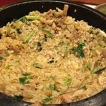 和膳と酒肴 廚 - ベーコンの香味チャーハン（メニュー名うろ覚え）　2015.12 再訪