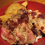 ステーキ 虎杖 - サーロインステーキ丼