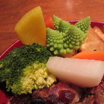 ステーキ 虎杖 - 産直サラダ（温野菜）