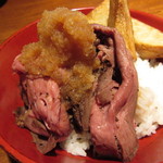 ステーキ 虎杖 - ローストビーフ丼