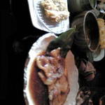 とんかつ 串揚げ 優膳 - にんにく焼きとチキンカツランチ