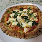 Pizzeria Compare Comare - 小松菜とホンビノス貝のピッツァ　1382円　（’’ｂ