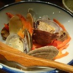 味人 - アサリのバター炒め パプリカとともに～