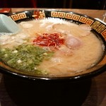 一蘭 - 【2015.12.31(木)】天然とんこつラーメン(並盛・110g)790円