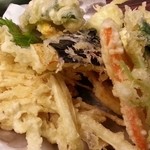 志な乃 - 野菜天ぷら　2015.12.31