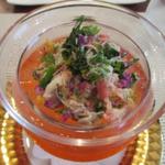 ビストロ ダイア - 北海道釧路産仙鳳趾牡蠣のポッシェと鳥取県産ズワイガニ　Ｈ27.12月