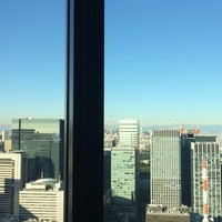 イタリアンダイニング ケシキ - 窓から富士山が見えました