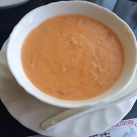美林華飯店 - カニ卵スープ
