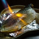 Grilled mackerel right in front of you!